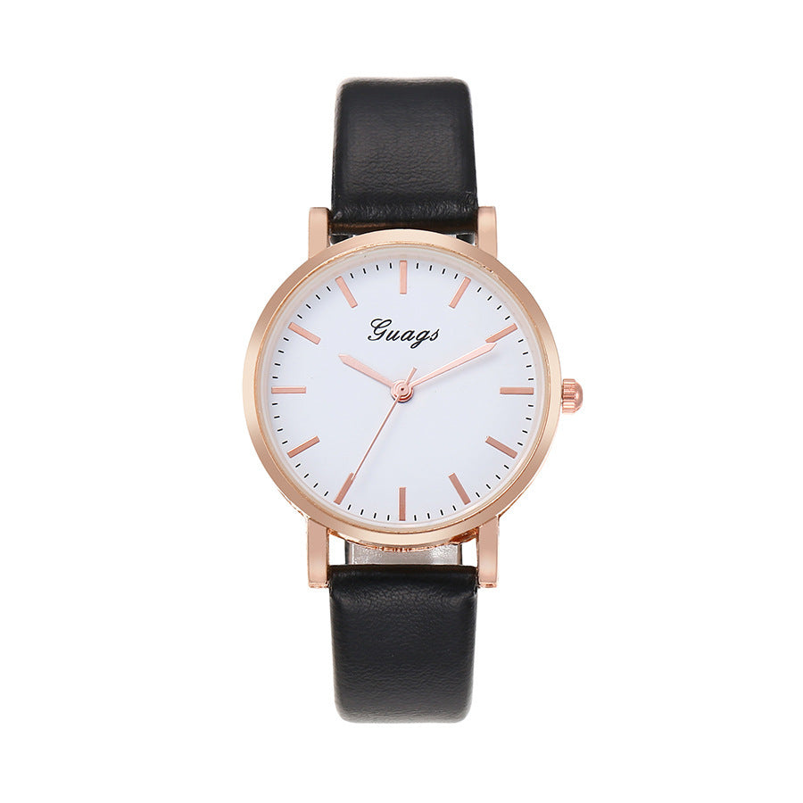 Simple Alloy Belt Watch Women's Quartz