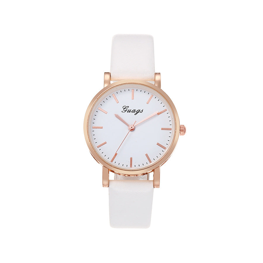 Simple Alloy Belt Watch Women's Quartz
