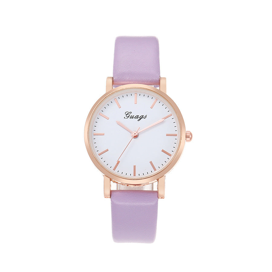 Simple Alloy Belt Watch Women's Quartz