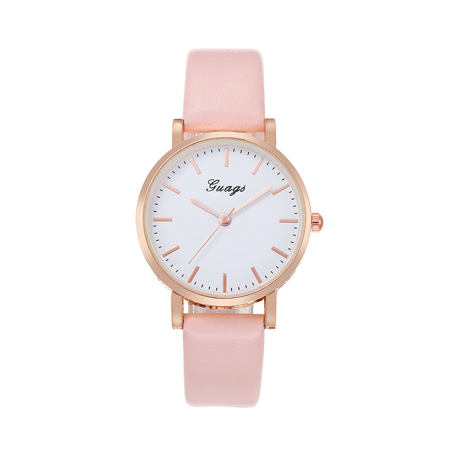 Simple Alloy Belt Watch Women's Quartz