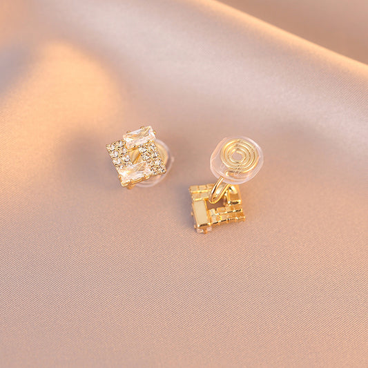 Light Luxury Rhinestone Studs Small And Exquisite