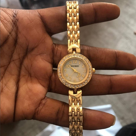 Women's Fashion Steel Belt Quartz Sports Watch