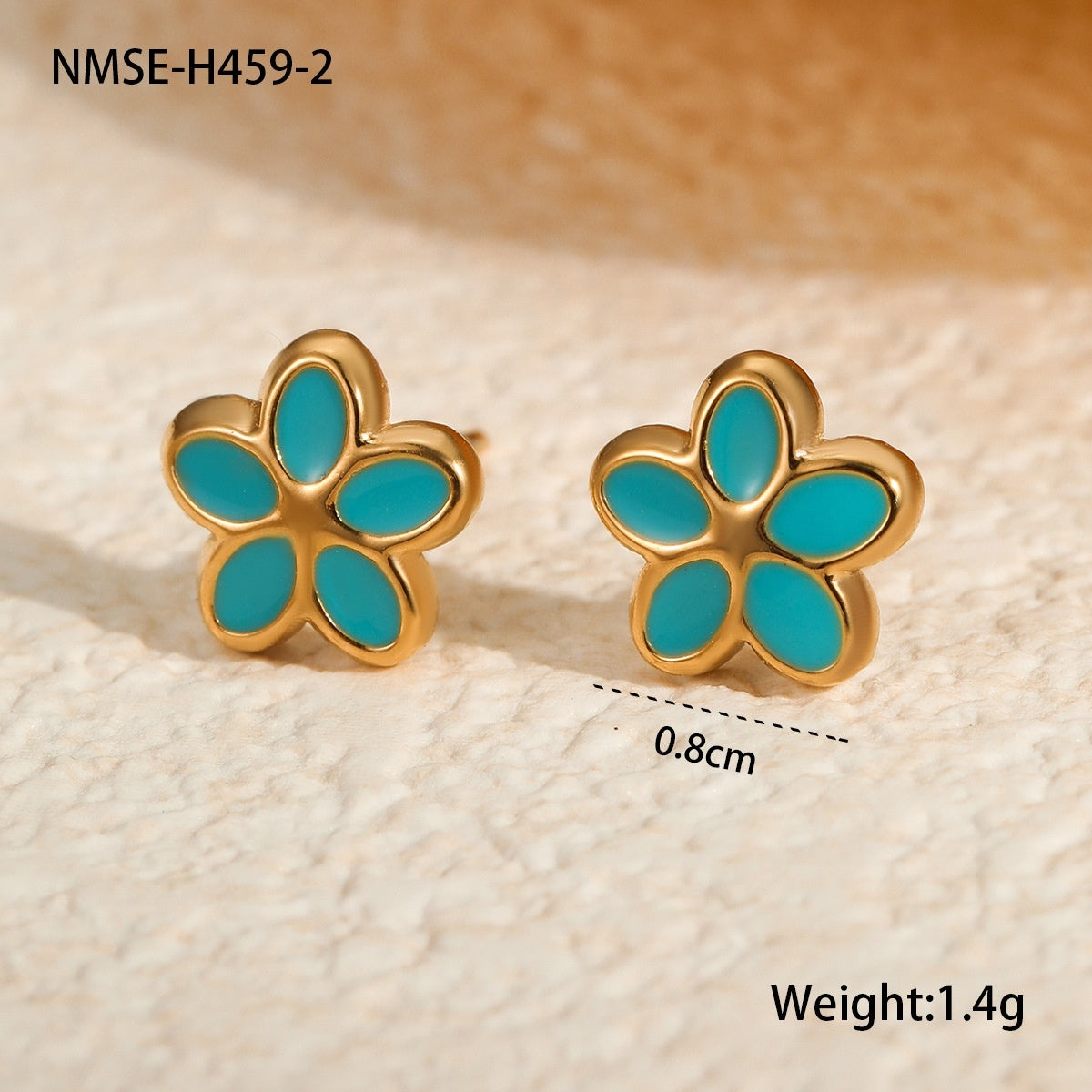 Personalized Creative Colorful Oil Stainless Steel Cute Fruit Cake Ear Studs