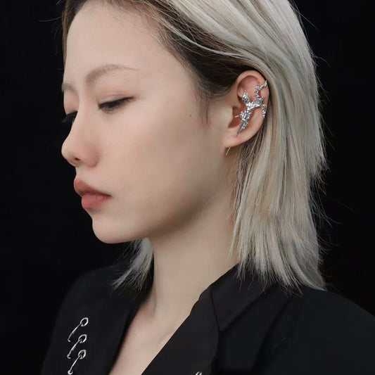 Special-interest Design Personality Design Fishtail Piercing Earrings
